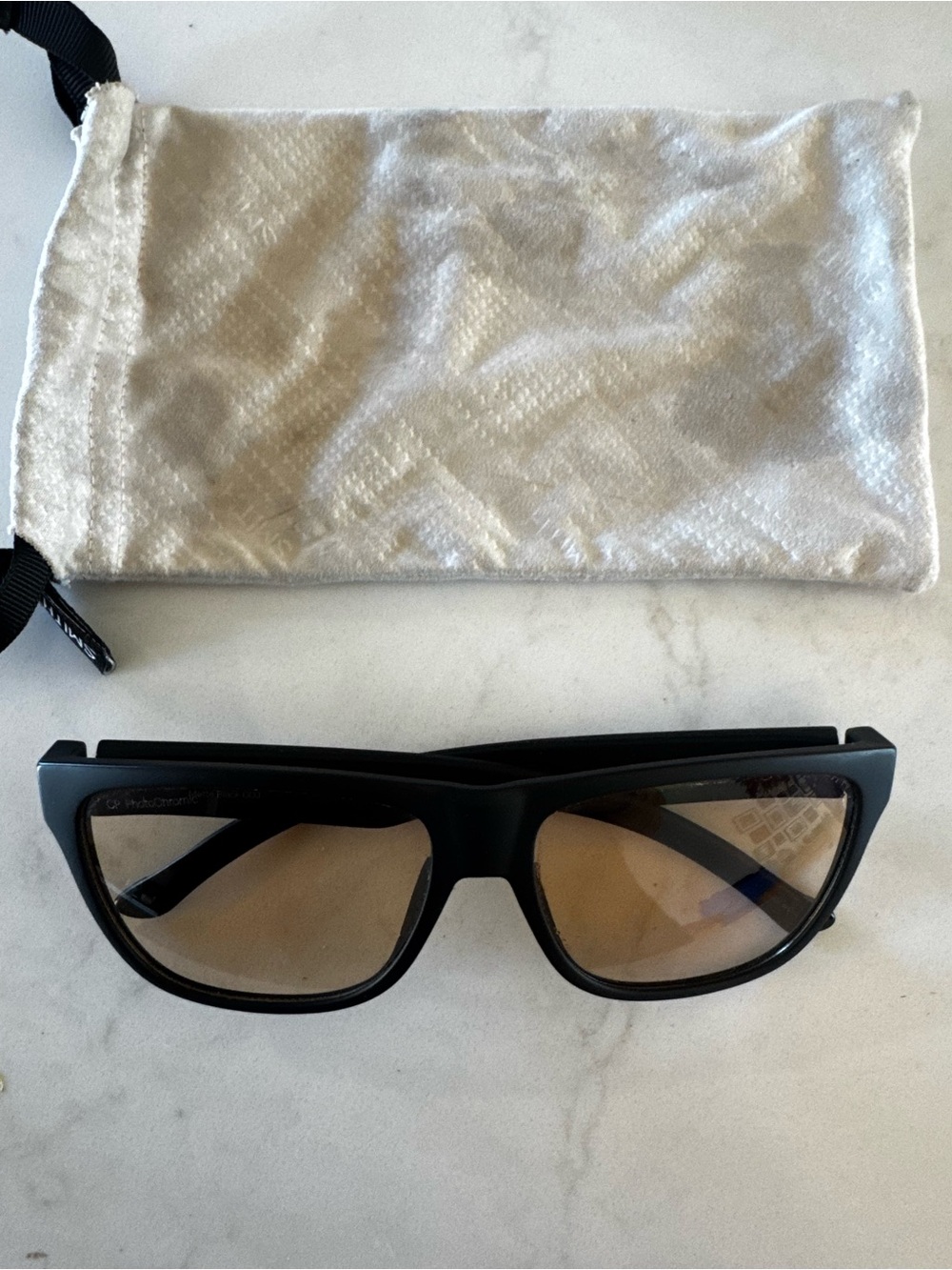Polarized Smith Optics Black Frame Sunglasses with transition Brown Lenses